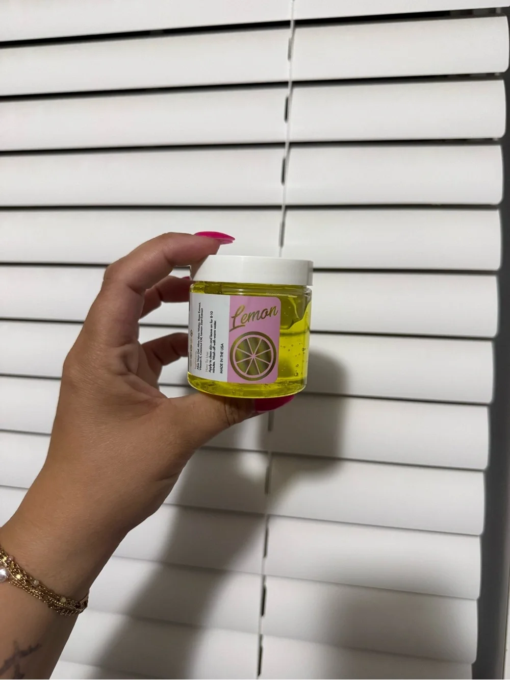 Aminnah’s Lemon Jelly Face Mask - Hydrating Yellow Body & Face Gel